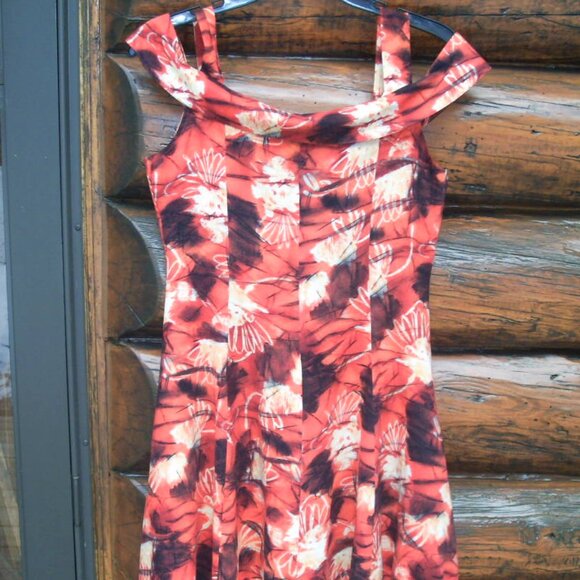 EUC Adorable Vintage Button Down Sleeveless Sun Mini Dress Size 7/8 - Picture 2 of 3